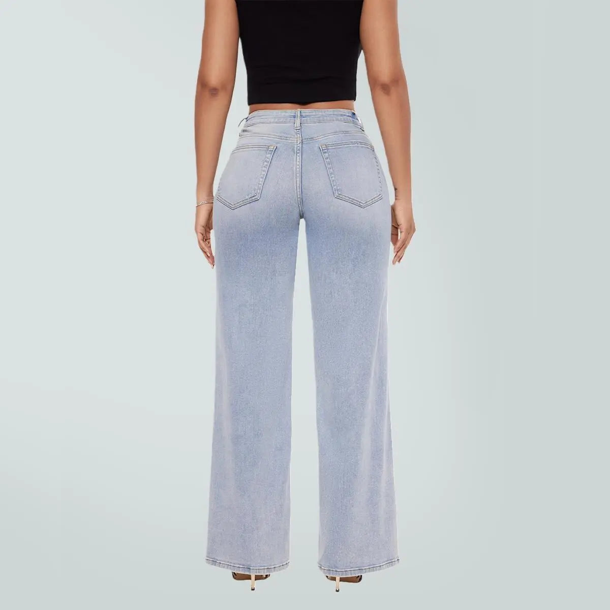 Magic ONESO Mid-Low Rise BBL Wide Leg Jeans