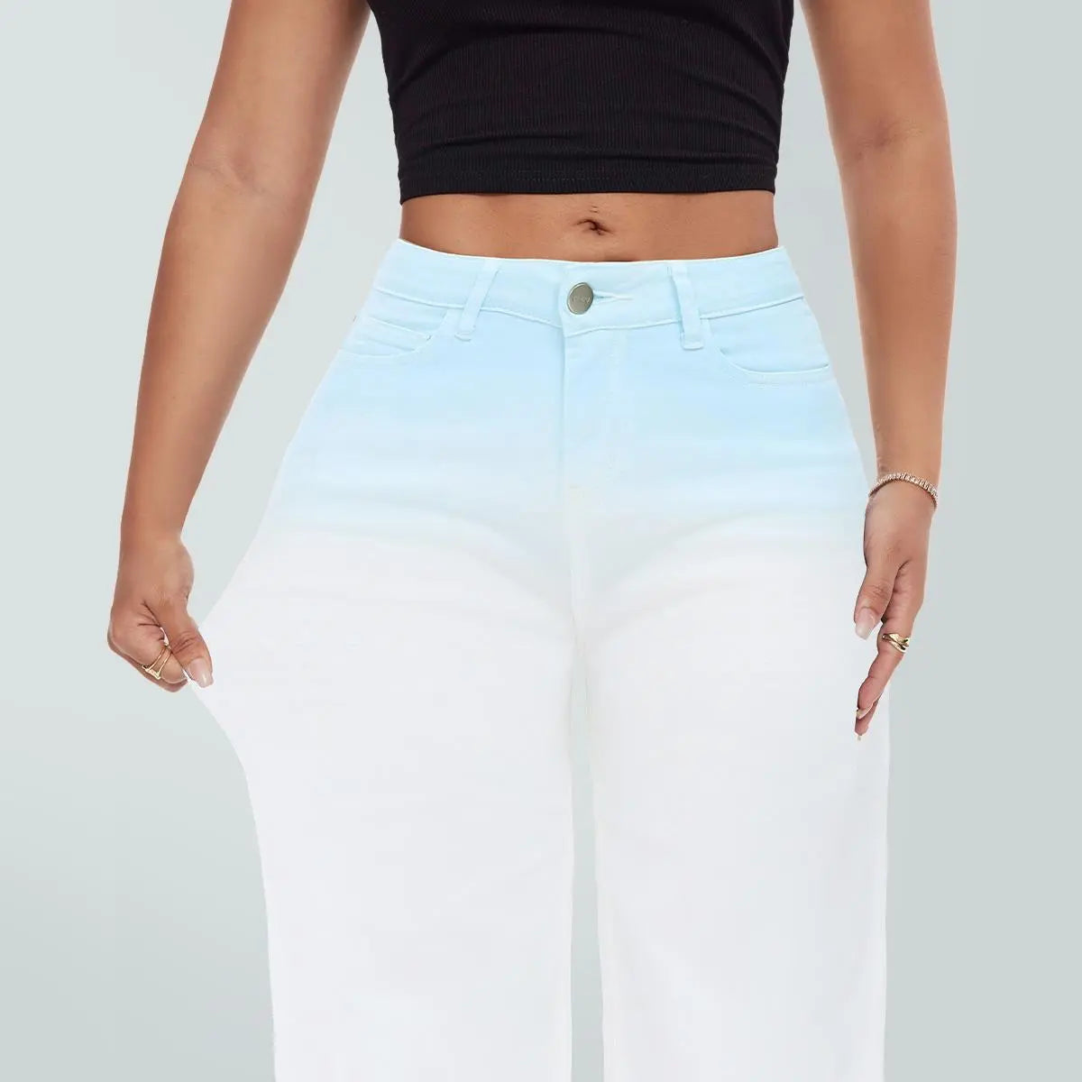 Magic ONESO Mid-Low Rise BBL Wide Leg Jeans